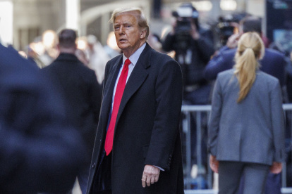 Nueva York. Donald Trump, en una reciente aparición pública.