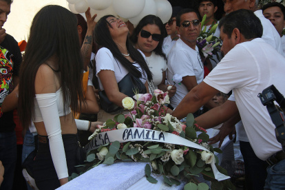 Familiares y amigos dieron el último adiós el viernes 29 de marzo de 2024 a la menor Camila, quien fue asesinada en el municipio de Taxco en Guerrero (México).