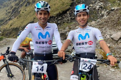 Pablo Caicedo (i) y Richard Huera (d) se llevaron los primeros lugares de la competencia.