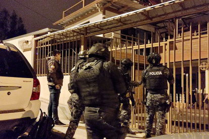 Parte de los allanamientos en el denominado caso Plaga.