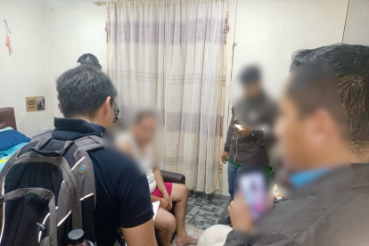 Momento de la detención del exjuez Simón García, en Manabí.