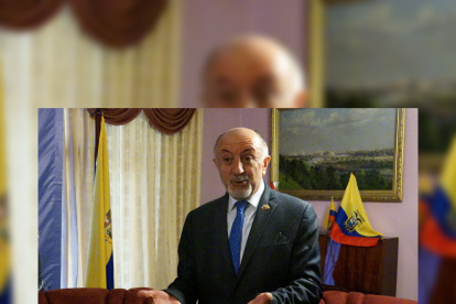 El embajador de Rusia en Ecuador, Vladimir Sprinchan.