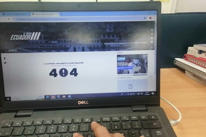 Web.- En la página de la Agencia Nacional de Regulación, Control y Vigilancia Sanitaria (Arcsa) no aparece la lista de alimentos con alto nivel de plomo.