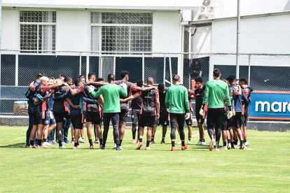 Los jugadores del Trencito están listos para medir a los brasileños.