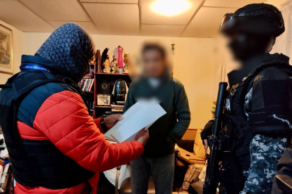 La ejecución de una de las detenciones del caso Plaga.