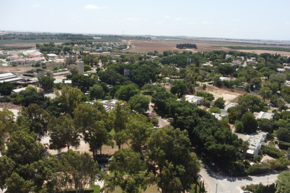 Israel. Una imagen referencial de una colonia agrícola (kibutz).