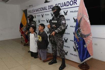 Sujetos extorsionaban en Guayaquil.