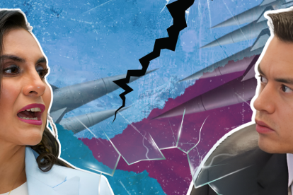 Una relación tensa viven los mandatarios de Ecuador. Daniel Noboa y Verónica Abad han protagonizado una suerte de novela política.