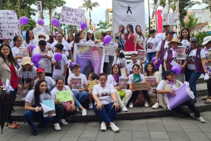 La jornada de protesta se vivió en el parque Central de Santo Domingo