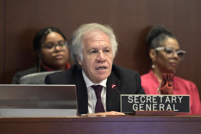 Luis Almagro, secretario general de la Organización de Estados Americanos (OEA).
