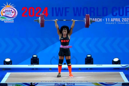 Con la halterista Angie Palacios, Ecuador tiene 24 deportistas clasificados a los Juegos Olímpicos París 2024.