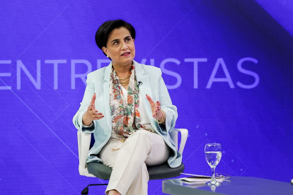 La canciller de Ecuador, Gabriela Sommerfeld en una foto de archivo.