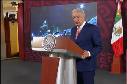 El presidente de México, Andrés Manuel López Obrador, presentó un video de las cámaras de seguridad de la sede diplomática de su país en Quito.
