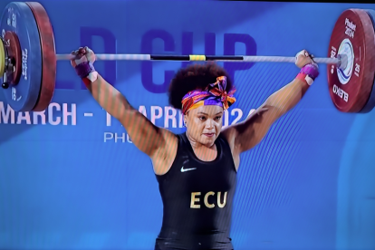 Neisi Dajomes se convirtió en la 24 clasificada de la delegación ecuatoriana para Paris 2024