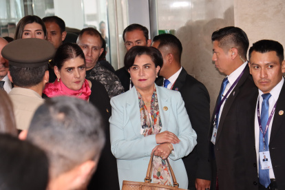 La canciller ecuatoriana Gabriela Sommerfeld compareció ante la Comisión de Relaciones Internacionales