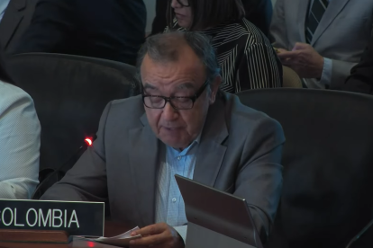 Luis Ernesto Vargas, embajador de Colombia ante la OEA.