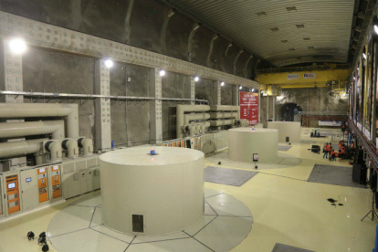 Las centrales hidroeléctricas tienen problemas por las faltas de lluvias.