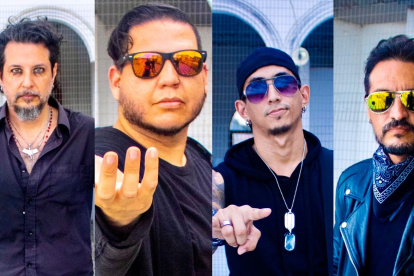 La banda guayaquileña Libélula está conformada por Gustavo García (sintetizador y voz), Miguel Moreira (bajo y sintetizador), Christyan Valverde (guitarras, sintetizadores, coros) y Alfredo Pazmiño (sintetizador, midis, coros y voz).