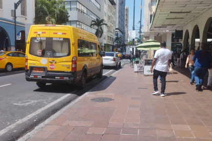 Recorrido. Expresos escolares tienen rutas por toda la urbe, y según su distancia, determinan su precio.