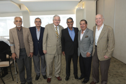 Edmundo Zerega, Franklin San Andrés, Francisco Rumbea, Édgar Naranjo, Santiago Coral y Fernando Flores.