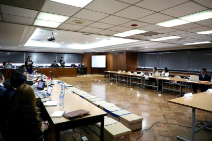 La audiencia de vinculación de Walter Solís y cinco exfuncionarios al caso Reconstrucción de Manabí se desarrolló en la Corte Nacional de Justicia.