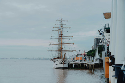 El Buque Escuela Guayas, en Guayaquil