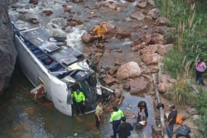 Accidente de la Delegación deportiva de Loja.
