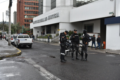 Institución. Fachada del edificio de la Corte Nacional.
