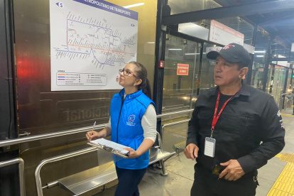 Empresa de Pasajeros de Quito realizó un levantamiento de información por cambio de empresa de seguridad privada.