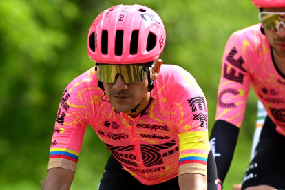 La Locomotora del Carchi volvió, luego de 35 días de estar alejado de las competencias por la caída en la última etapa del Tirreno Adriático.