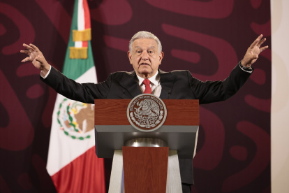 López Obrador, presidente de México.