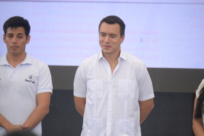 El presidente de la República, Daniel Noboa.