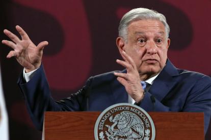 El presidente de méxico dio las declaraciones en su conferencia de prensa diaria.