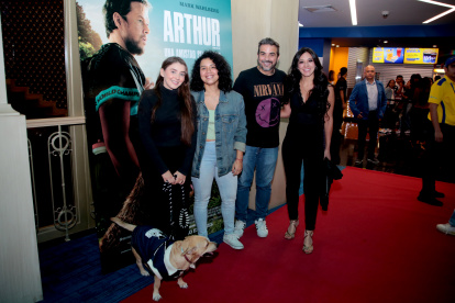 Esther Villagómez, Carolina Mackliff, Diego Spotorno y Nathaly Toledo.
