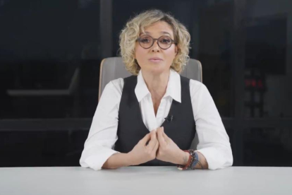 Cynthia Viteri en un video publicado en sus redes sociales.