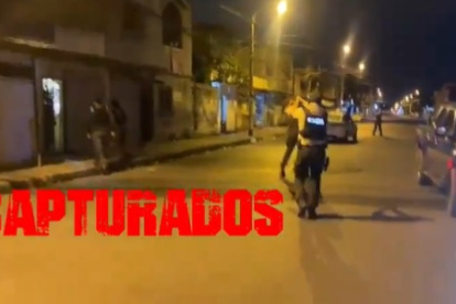 Los agentes policiales realizaron allanamientos en el distrito Portete.