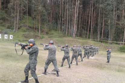 La pregunta J de la consulta se refiere a la entrega de las armas, que sean material de un delito, para uso inmediato de policías y FF.AA.