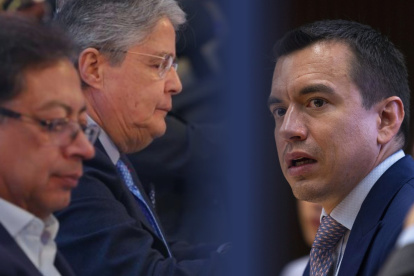 Postura. Gustavo Petro, presidente de Colombia, lamentó los cortes de energía en Ecuador.