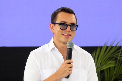 Daniel Noboa en una foto de archivo de abril 2024.