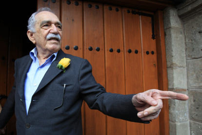 El escritor colombiano Gabriel García Márquez.