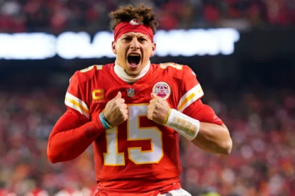 Patrick Mahomes, "quarterback" de los campeones Kansas City Chiefs de la NFL