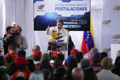 Caracas. Nicolás Madura, en una de sus presentaciones recientes.