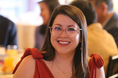 Exministra de Energía y Minas, Andrea Arrobo.