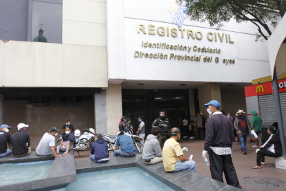 Guayaquil.- El edificio del Registro Civil en la avenida 9 de Octubre.