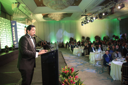 Celebración.- José Antonio Higaldo, director de AEBE en los 25 años del gremio y entrega de los Banana Awards 2024.