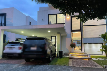 Una de las viviendas allanadas por el caso Jaguar.