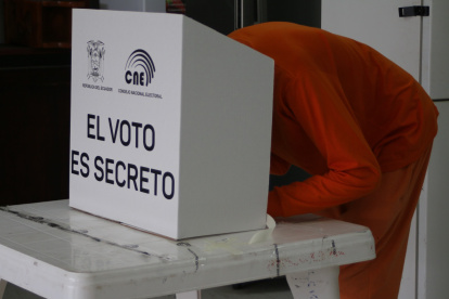 El voto de los privados de libertad se desarrolló sin inconvenientes.