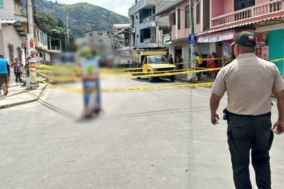 El lugar del ataque.