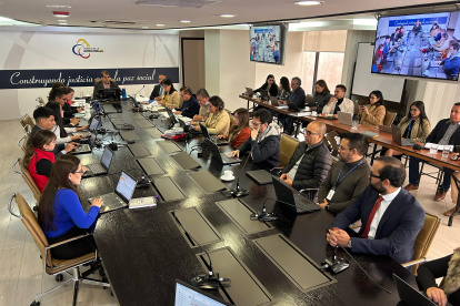 El pleno de la Judicatura sesionó de forma presencial este 19 de abril de 2024.