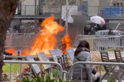 Se desconocen las causas del incidente, que se produjo mientras se acababa de completar la selección del jurado suplente.